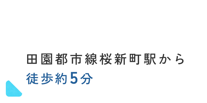 田園都市線桜新町駅から徒歩約5分